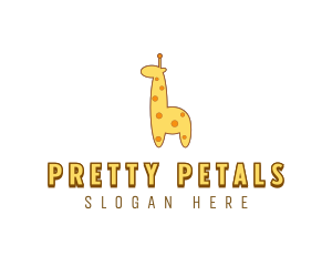 Cute Giraffe Toy logo design