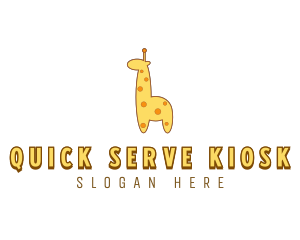 Cute Giraffe Toy logo design