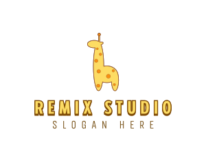 Cute Giraffe Toy logo design