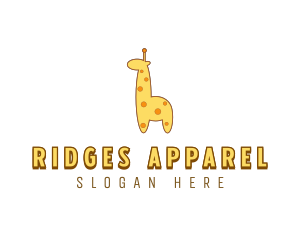 Cute Giraffe Toy logo design