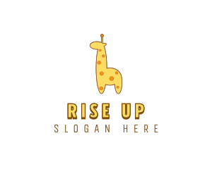 Cute Giraffe Toy logo design