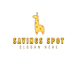 Cute Giraffe Toy logo design