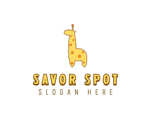 Cute Giraffe Toy logo design