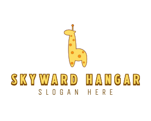 Cute Giraffe Toy logo design