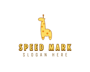 Cute Giraffe Toy logo design