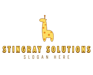 Cute Giraffe Toy logo design