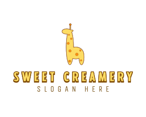 Cute Giraffe Toy logo design