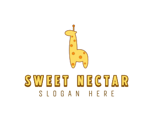 Cute Giraffe Toy logo design