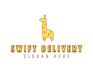 Cute Giraffe Toy logo design