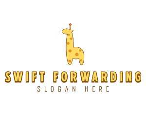 Cute Giraffe Toy logo design