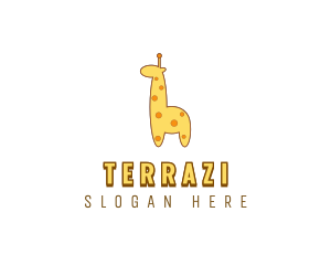 Cute Giraffe Toy logo design