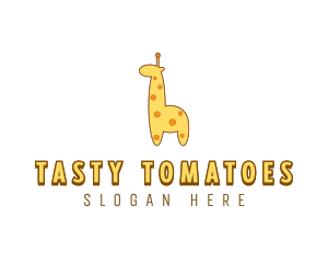 Cute Giraffe Toy logo design