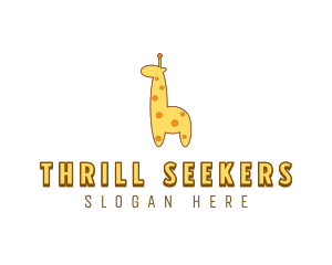 Cute Giraffe Toy logo design