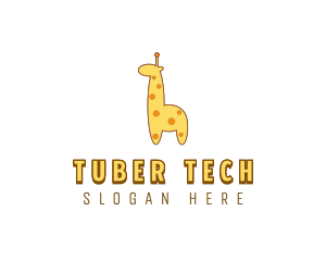 Cute Giraffe Toy logo design