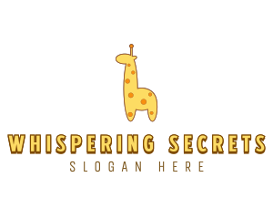 Cute Giraffe Toy logo design