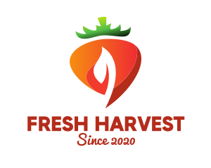 Fresh - Fresh Organic Carrot logo design