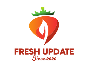 Fresh Organic Carrot logo design