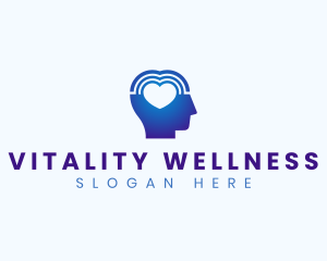 Brain Heart Wellness logo design