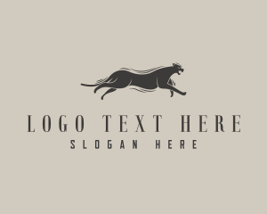 Panther - Wild Panther Feline logo design