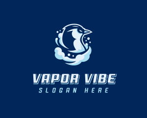 Vaporizer - Bird Vaping Cloud logo design