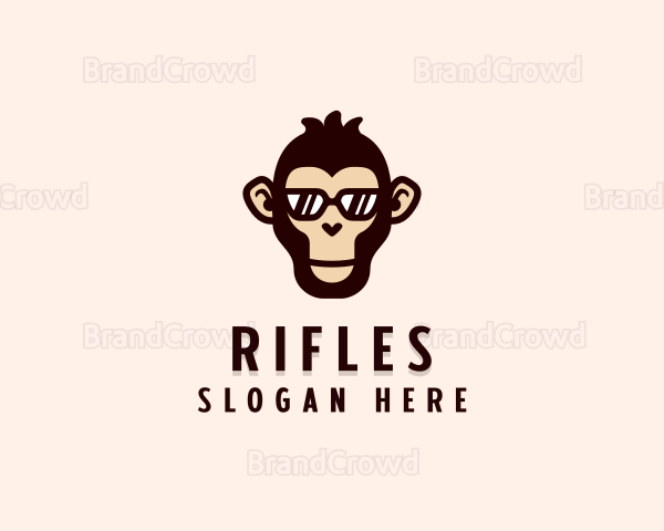 Monkey Head Sunglasses Logo