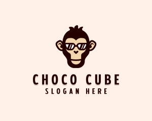 Monkey Head Sunglasses logo design