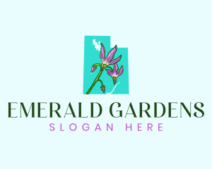 Utah Floral Garden logo design