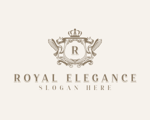 Royal Owl Heraldry logo design