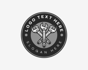 Repair - Handyman Wrench Plumbing logo design