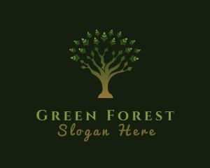 Green Tree Nature logo design