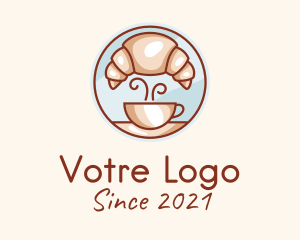 Croissant - Croissant Coffee Cafe logo design