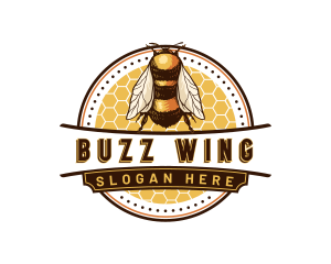 Insect Bee Hive  logo design