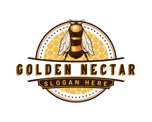 Mead - Insect Bee Hive logo design