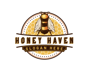 Insect Bee Hive  logo design