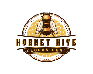 Insect Bee Hive  logo design