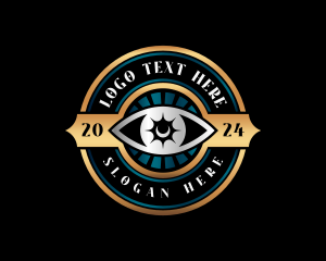 Cosmic - Eye Moon Tarot logo design