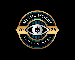 Psychic - Eye Moon Tarot logo design