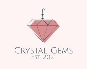 Elegant Diamond Earring  logo design