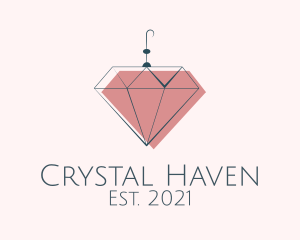 Elegant Diamond Earring  logo design