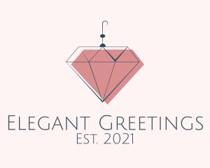 Elegant Diamond Earring  logo design