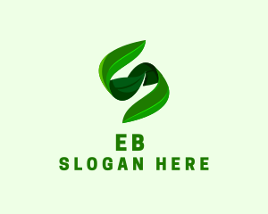 Garden - Natural Leaf Letter S logo design