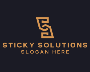 Modern ELegant Letter S  logo design