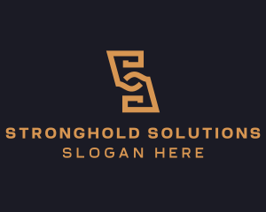 Modern ELegant Letter S  logo design