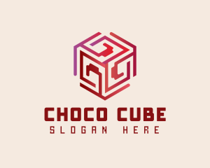 Innovation - Circuit Technology Cube logo design