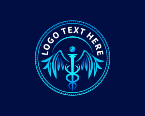 Doctor - Healthcare Clinic Caduceus logo design