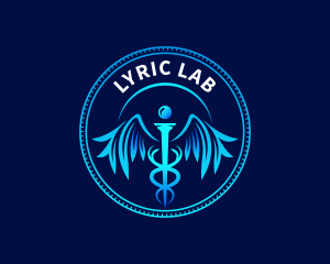 Healthcare Clinic Caduceus logo design