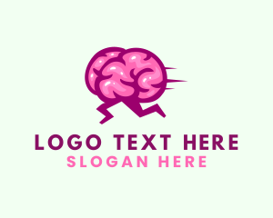 Therapist - Running Brain Quiz logo design