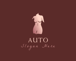 Naked - Erotic Female Body logo design