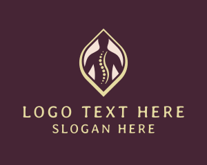 Reflexologist - Massage Therapy Person logo design