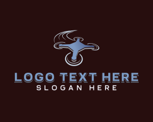 Vlogger - Aerial Photography Drone logo design